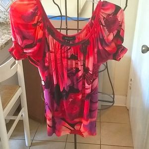 Karen Kane Floral Blouse